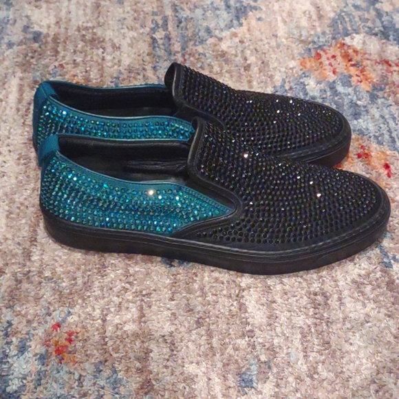 Gucci Cristal Satin Slip-on Snickers - Picture 5 of 7